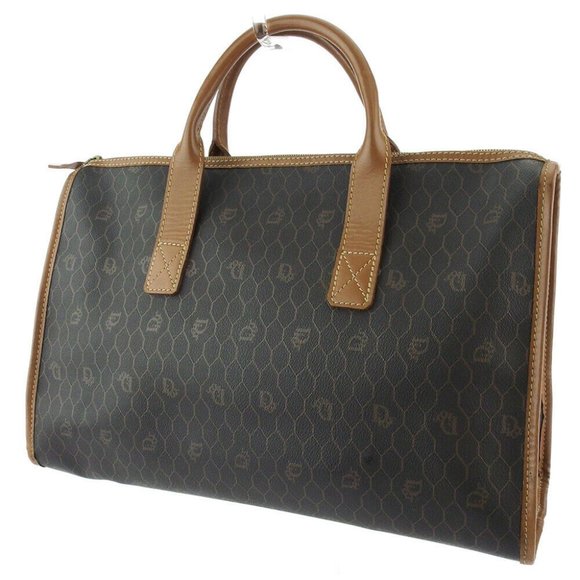 Dior Handbags - Dior Boston bag honeycomb pattern PVC ~ leather Authentic used